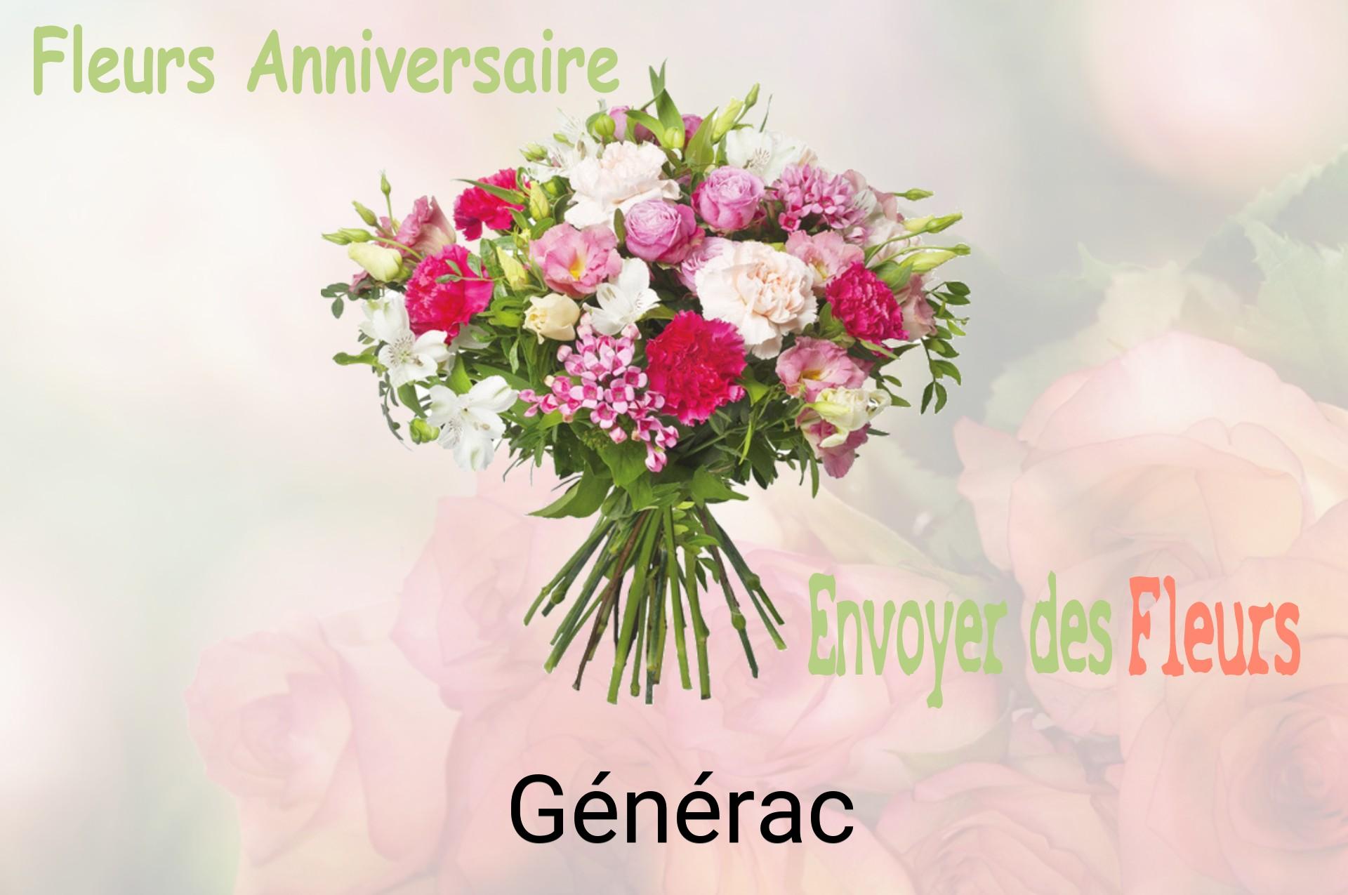 Bouquet de fleurs d’anniversaire livré à Générac