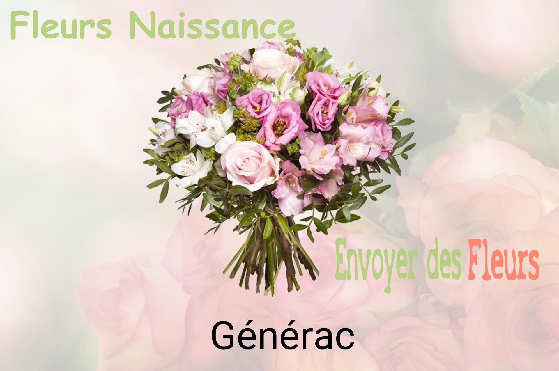 Bouquet de fleurs de naissance livré à Générac